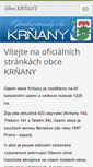Mobile Screenshot of krnany.cz