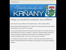 Tablet Screenshot of krnany.cz